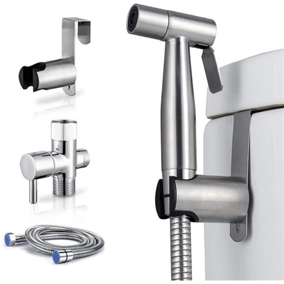 Handheld Bidet Sprayer for Toilet-Adjustable Water Pressure Control - Picture 1 of 6